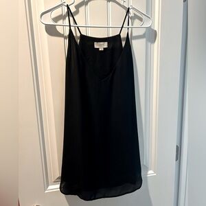 Loft - dressy tank, black size Large